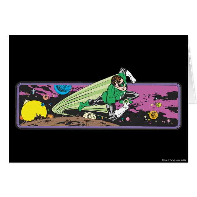 Green Lantern Races Thru Space (Front Horizontal)