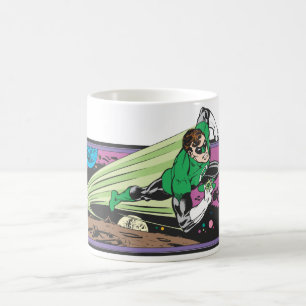 Green Lantern Races Thru Space Coffee Mug