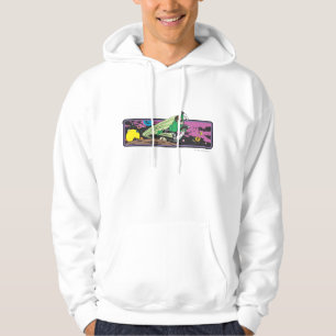 Green Lantern Races Thru Space Hoodie