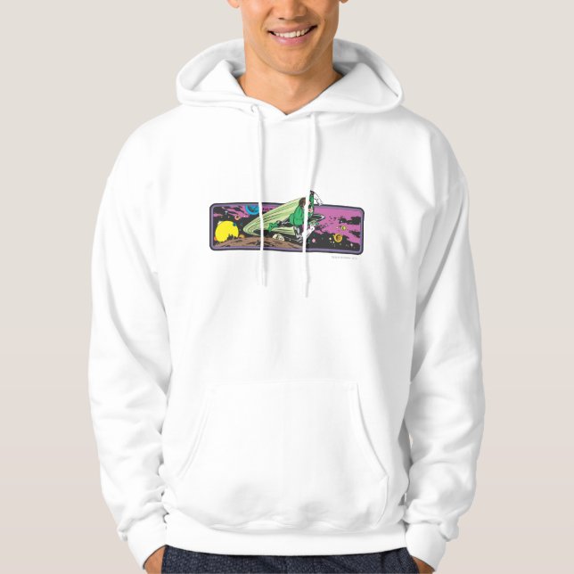 Green Lantern Races Thru Space Hoodie (Front)