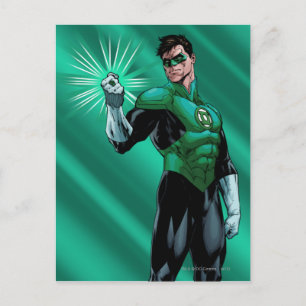 Green Lantern & Ring Postcard
