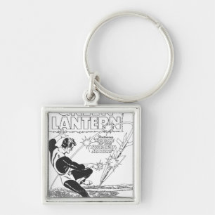 Green Lantern - Runaway Missile, Black and White Key Ring