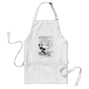 Green Lantern - Runaway Missile, Black and White Standard Apron