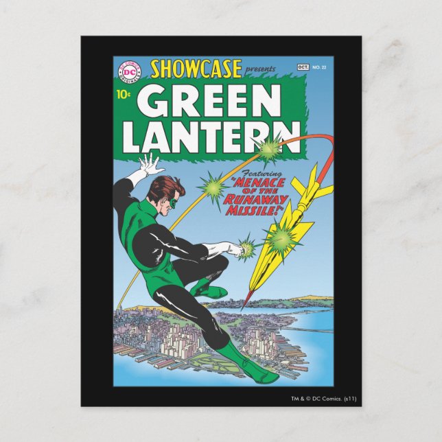 Green Lantern - Runaway Missile Postcard (Front)