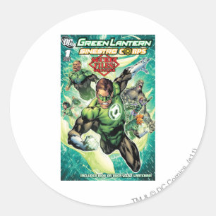 Green Lantern - Secret Files and Origins Cover Classic Round Sticker