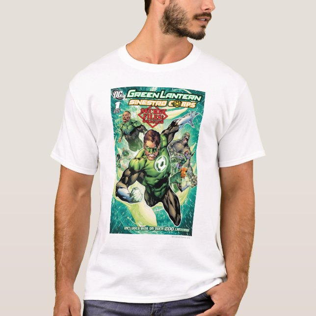 Green Lantern - Secret Files and Origins Cover T-Shirt (Front)