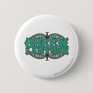 Green Lantern Showtime Letters 6 Cm Round Badge