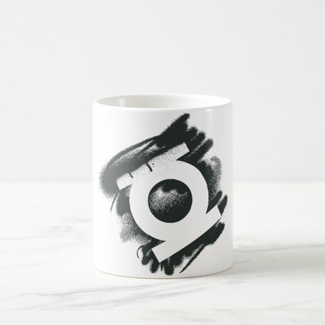 Green Lantern Spray Symbol Coffee Mug (Center)
