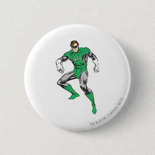 Green Lantern Squats 6 Cm Round Badge