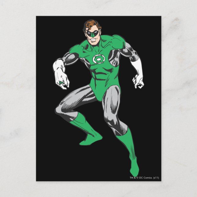 Green Lantern Squats Postcard (Front)