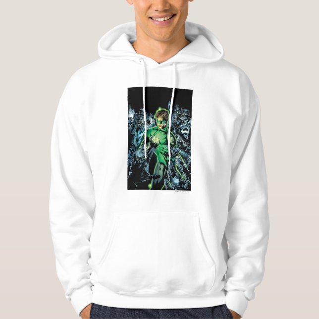 Green Lantern Surrounded - Colour Hoodie (Front)