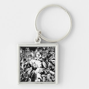 Green Lantern Surrounded Key Ring