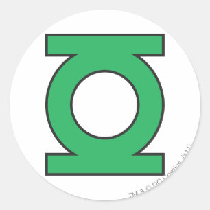 Green Lantern Symbol Classic Round Sticker