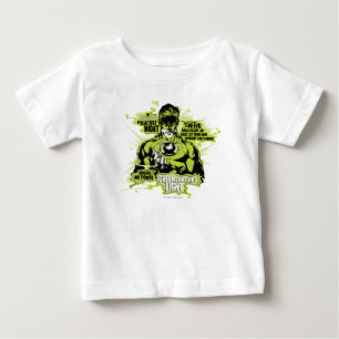 Green Lantern Text Collage - Colour Baby T-Shirt