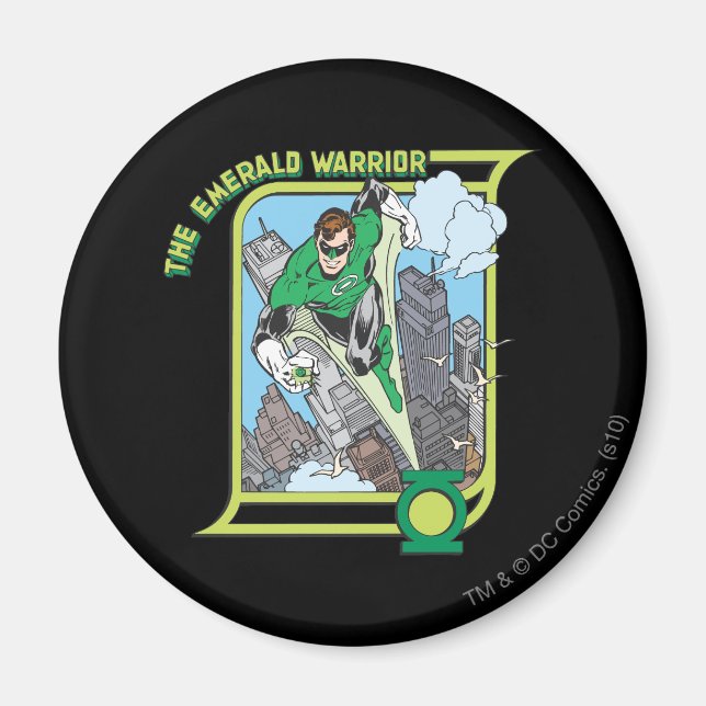 Green Lantern - The Emerald Warrior Magnet (Front)