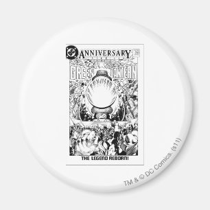 Green Lantern - The Legend Reborn, Black and White Magnet