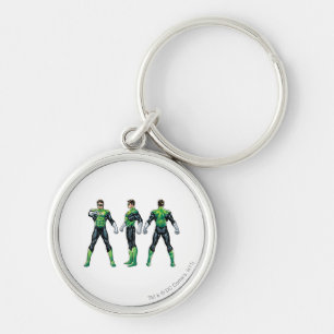 Green Lantern Three Views Key Ring