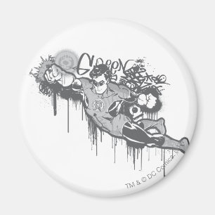 Green Lantern - Twisted Innocence BW Magnet