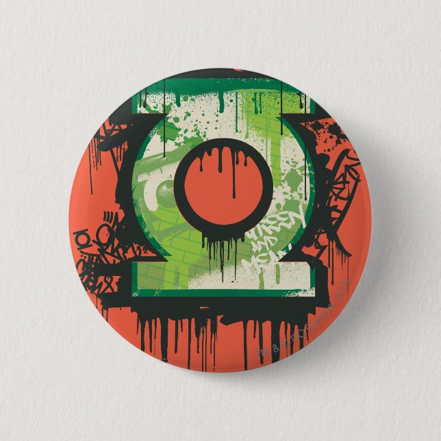 Green Lantern - Twisted Innocence Symbol 6 Cm Round Badge (Front)