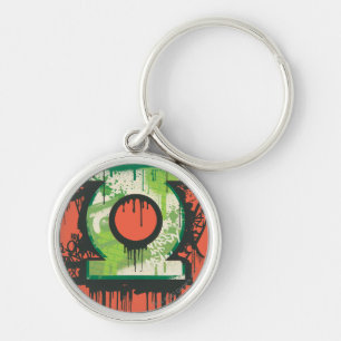 Green Lantern - Twisted Innocence Symbol Key Ring