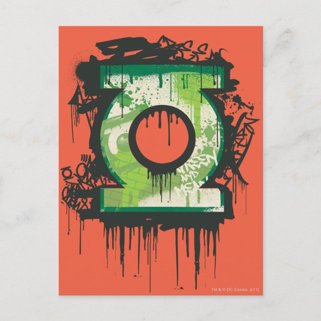 Green Lantern - Twisted Innocence Symbol Postcard (Front)