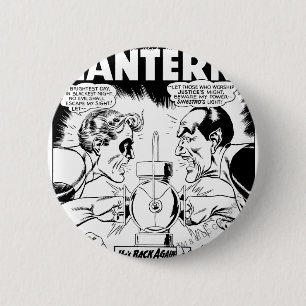 Green Lantern vs Sinestro, Black and White 6 Cm Round Badge