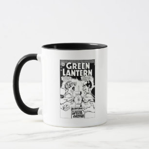 Green Lantern vs Sinestro, Black and White Mug