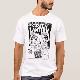 Green Lantern vs Sinestro, Black and White T-Shirt