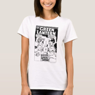 Green Lantern vs Sinestro, Black and White T-Shirt