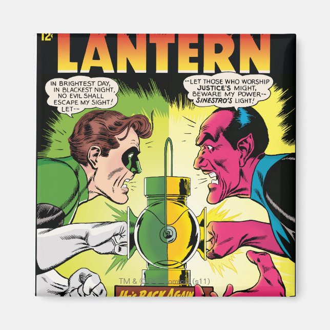 Green Lantern vs Sinestro Magnet (Front)