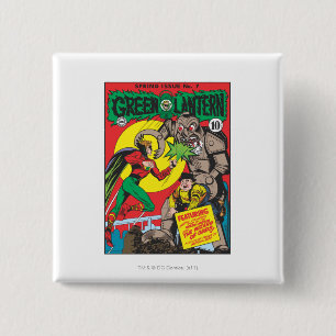 Green Lantern vs The Wizard of Odds 15 Cm Square Badge