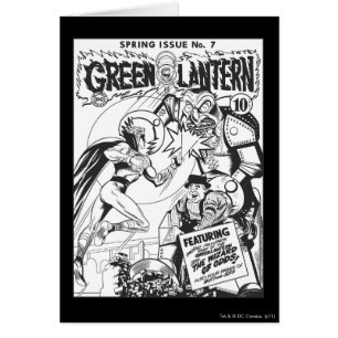 Green Lantern vs The Wizard of Odds, Black and Whi