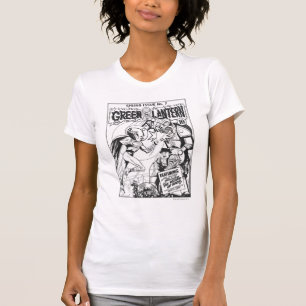 Green Lantern vs The Wizard of Odds, Black and Whi T-Shirt