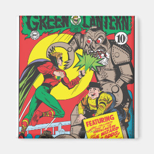 Green Lantern vs The Wizard of Odds Magnet