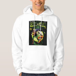 Green Lantern with cape in fight Hoodie