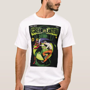 Green Lantern with cape in fight T-Shirt