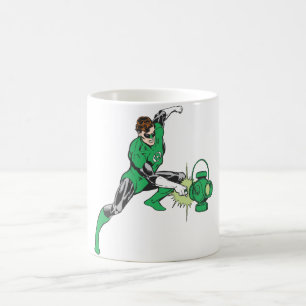 Green Lantern with Lantern 2 Coffee Mug