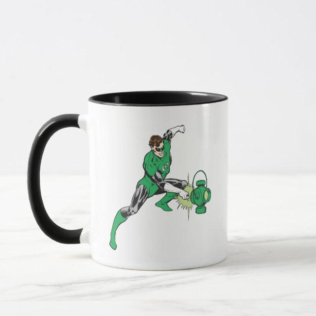 Green Lantern with Lantern 2 Mug (Left)