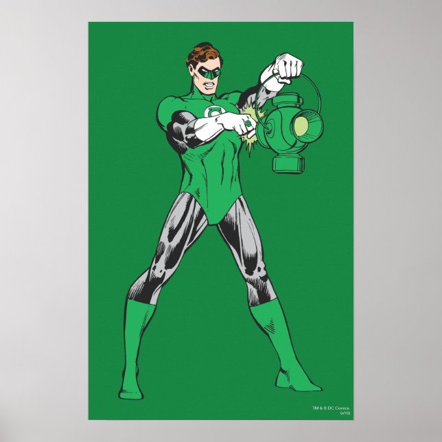 Green Lantern with Lantern Poster (Front)