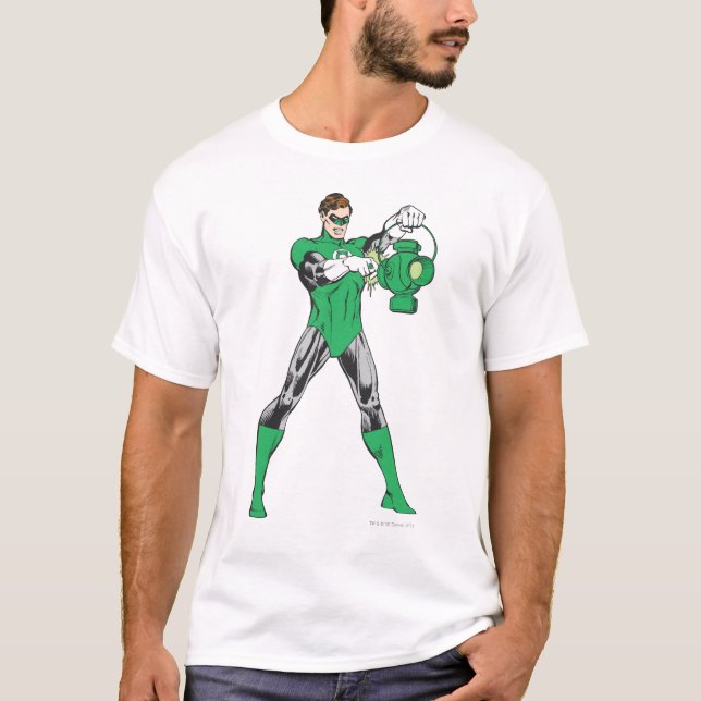 Green Lantern with Lantern T-Shirt (Front)