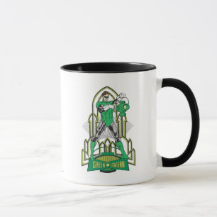 Green Lantern with Letters Mug