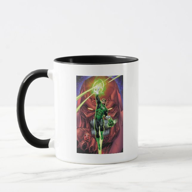Green Lantern with stream of light - Colour Mug (Left)