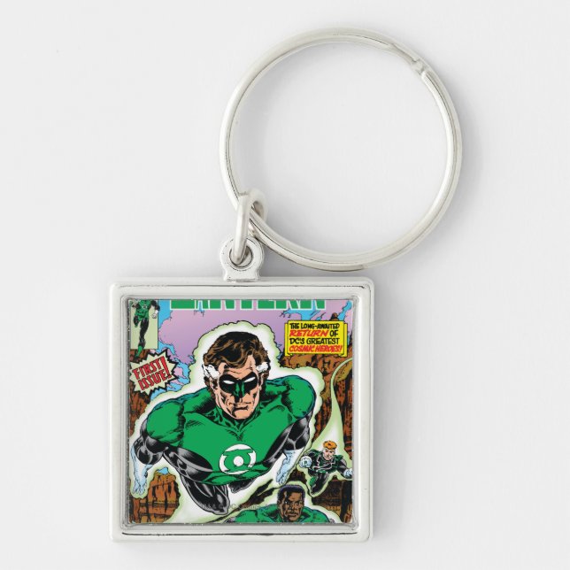 Green Lanterns Flying Key Ring (Front)
