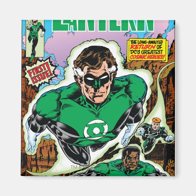 Green Lanterns Flying Magnet (Front)