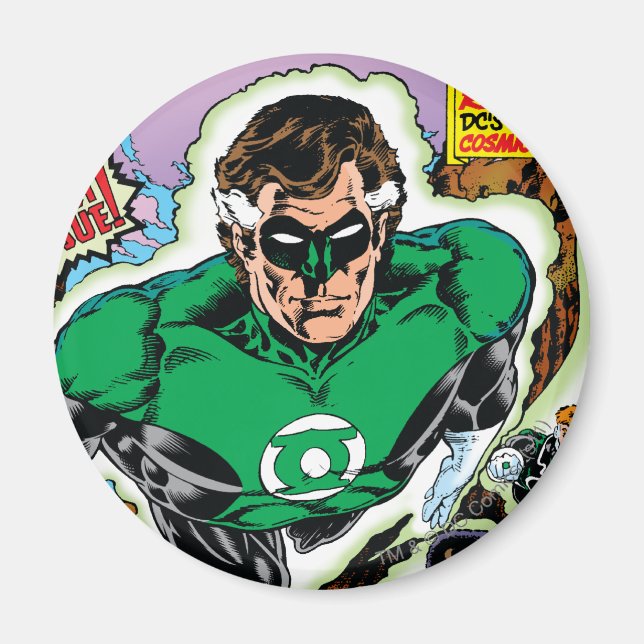 Green Lanterns Flying Magnet (Front)