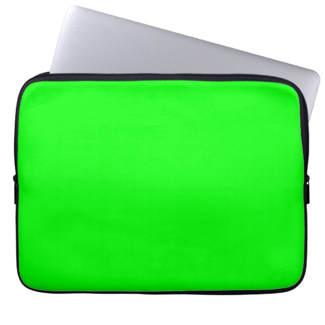 Green Laptop Sleeve (Front)