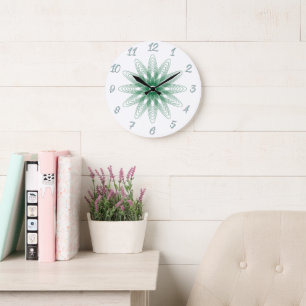 Green large clock