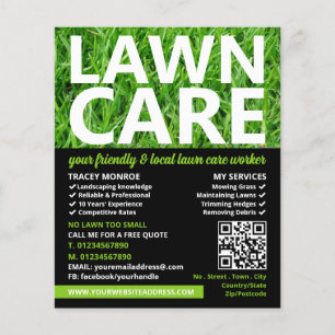 Green Lawn, Lawn Care Services Flyer