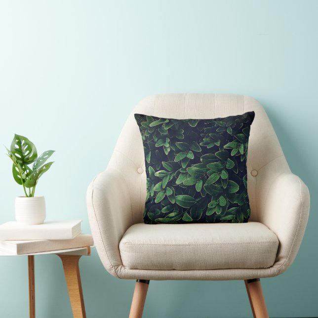 Green Leaf  Cushion (Chair)