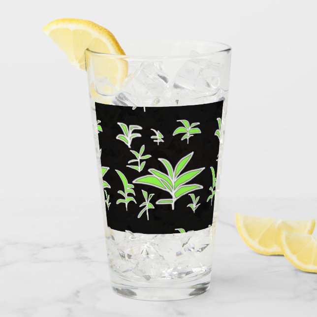 Green Leaf  Glass (Front Ice)